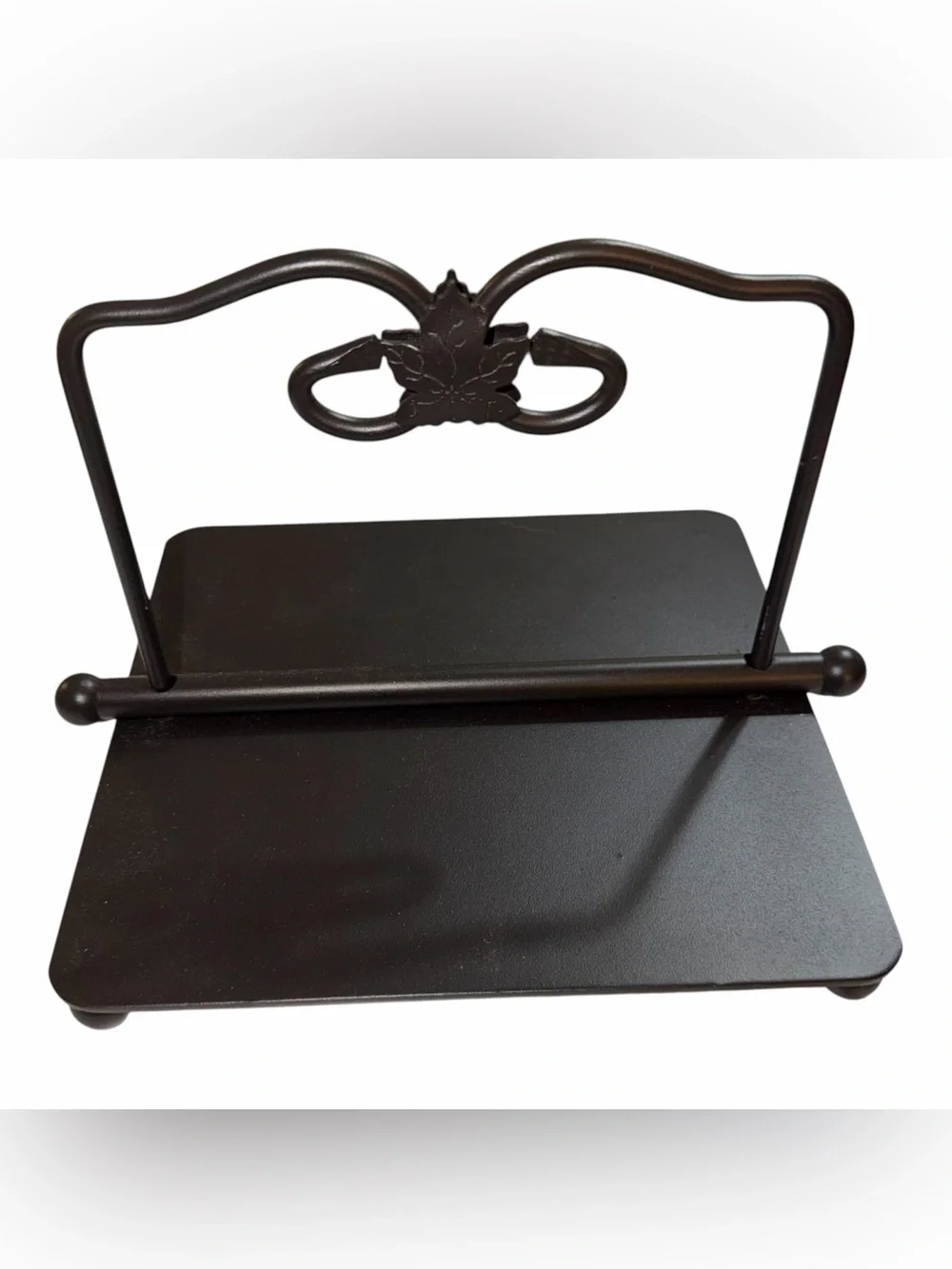 Longaberger Black Wrought Iron Napkin Holder 8